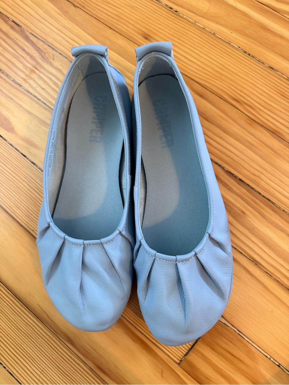 Camper Light Blue Ballet Flats - Picture 2 of 5